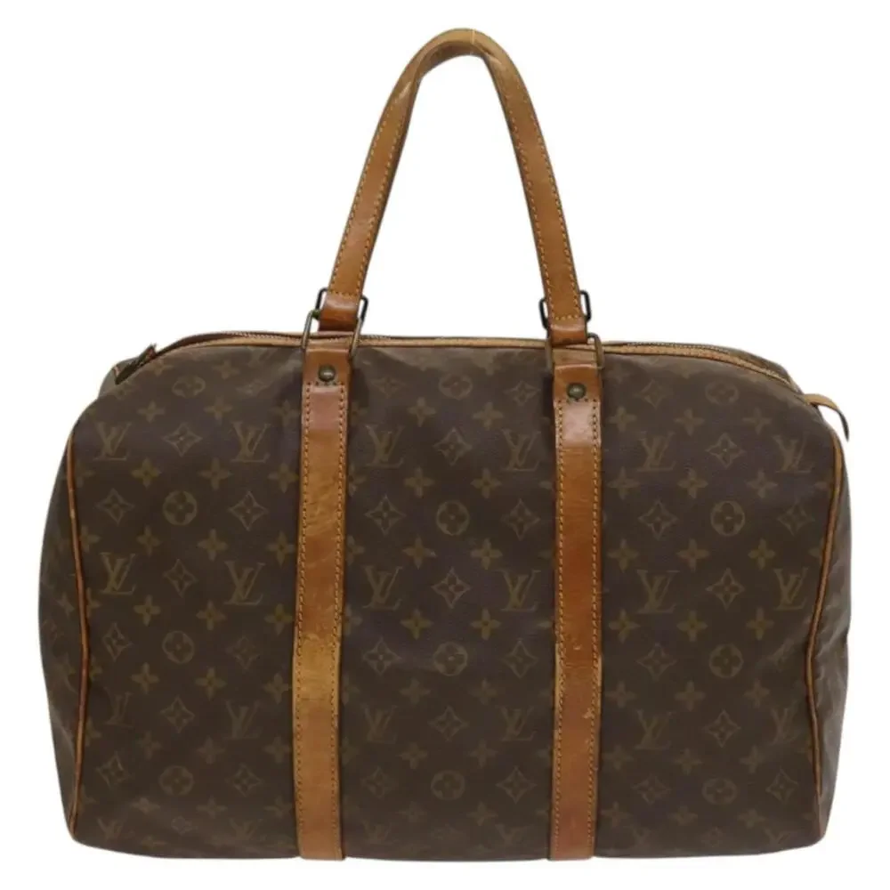 LOUIS VUITTON Monogram Sac Spool 45 Boston Bag M41624